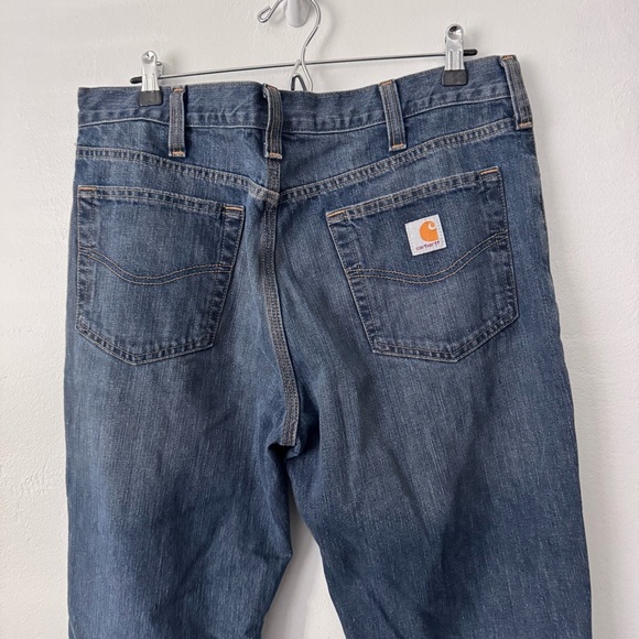 Carhartt medium wash jeans mens Size 36x28 - Picture 6 of 6